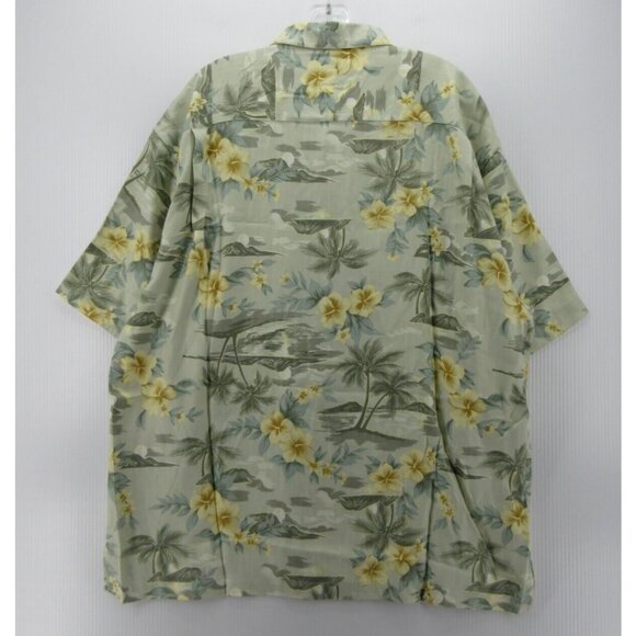 Tommy Bahama Shirt XL Silk Hawaiian Button Up Loop Collar Tropical - Picture 6 of 9